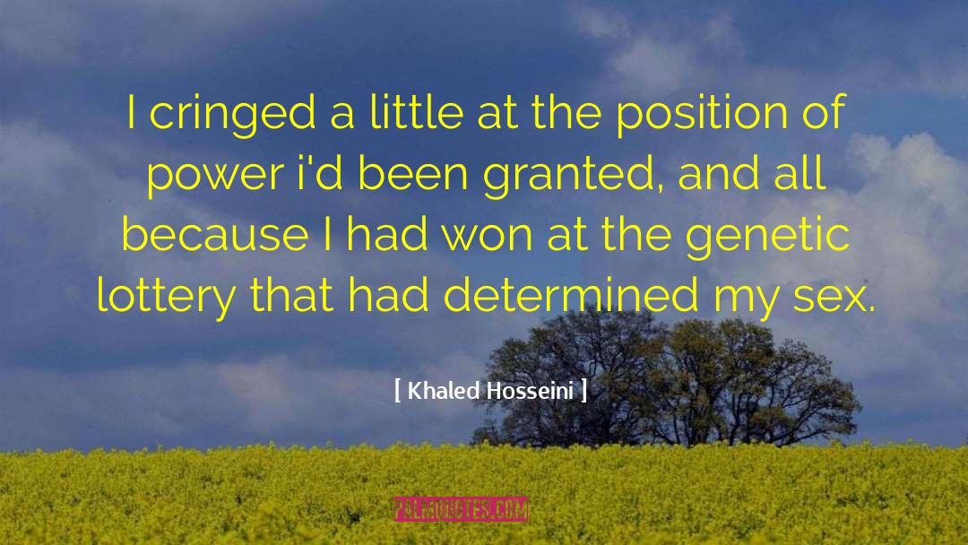Lottery Theme quotes by Khaled Hosseini