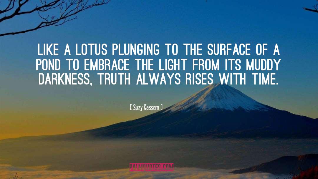 Lotus Blossoms quotes by Suzy Kassem