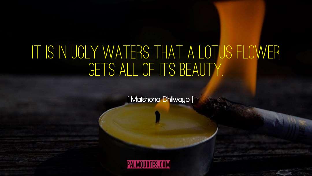Lotus Flower quotes by Matshona Dhliwayo