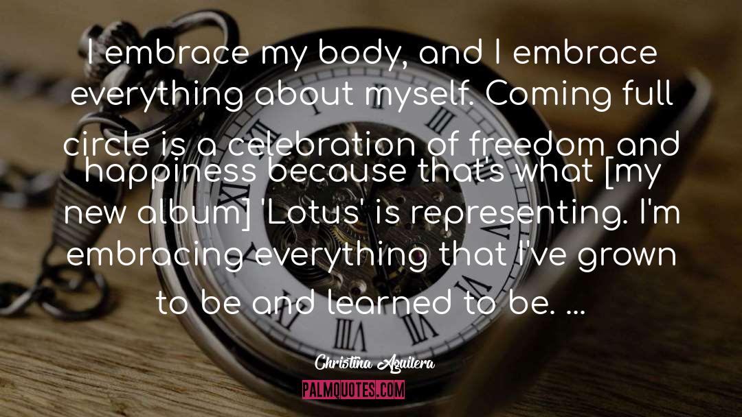 Lotus quotes by Christina Aguilera
