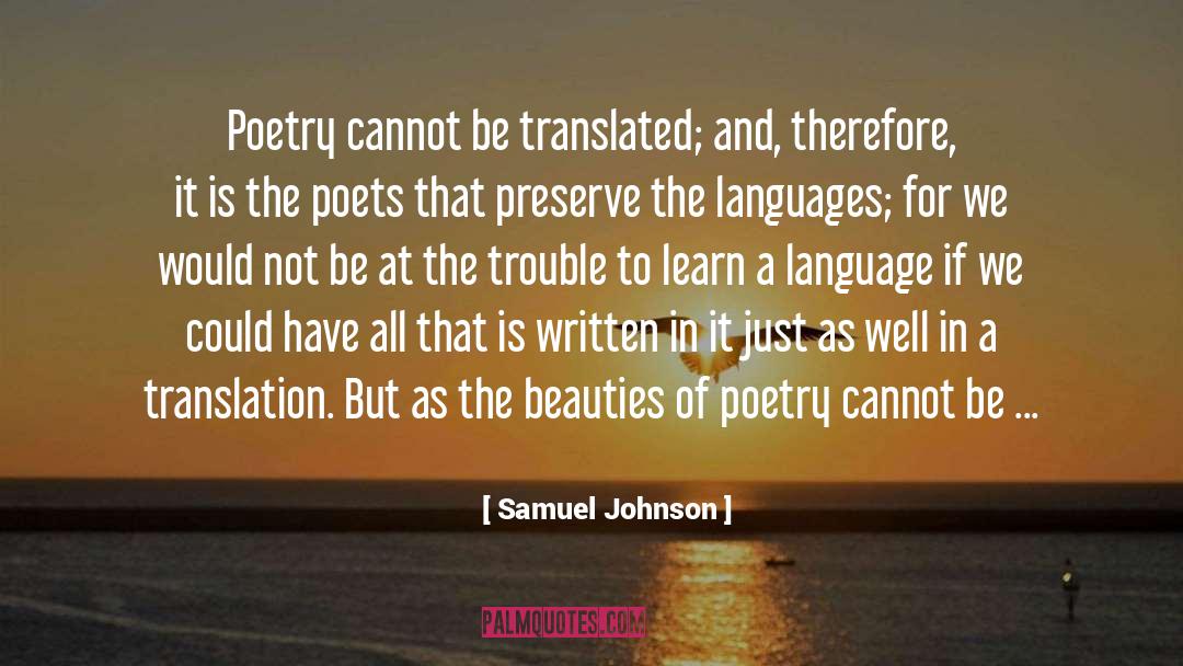 Lou Johnson quotes by Samuel Johnson