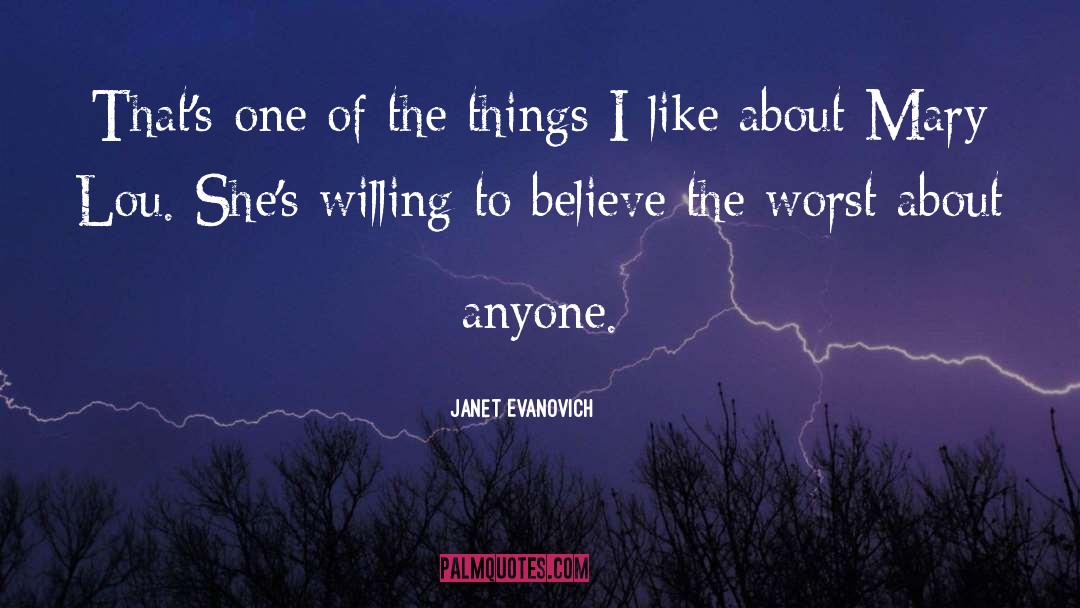 Lou quotes by Janet Evanovich