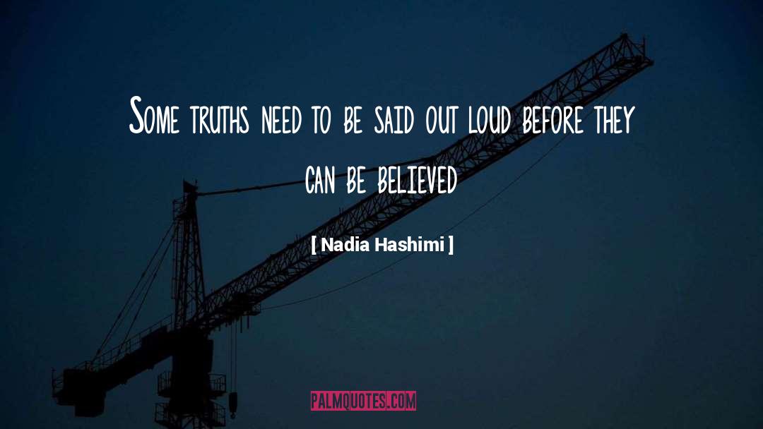 Loud quotes by Nadia Hashimi