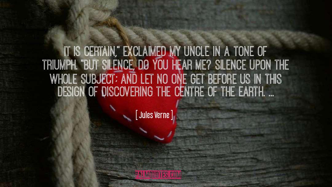 Loud Silence quotes by Jules Verne