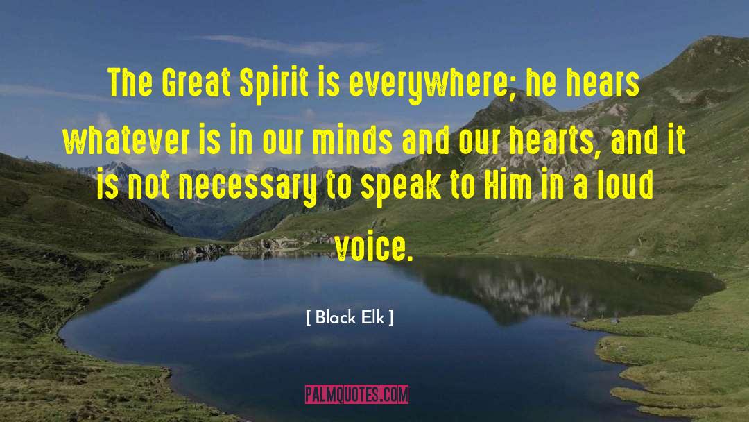 Loud Voices quotes by Black Elk