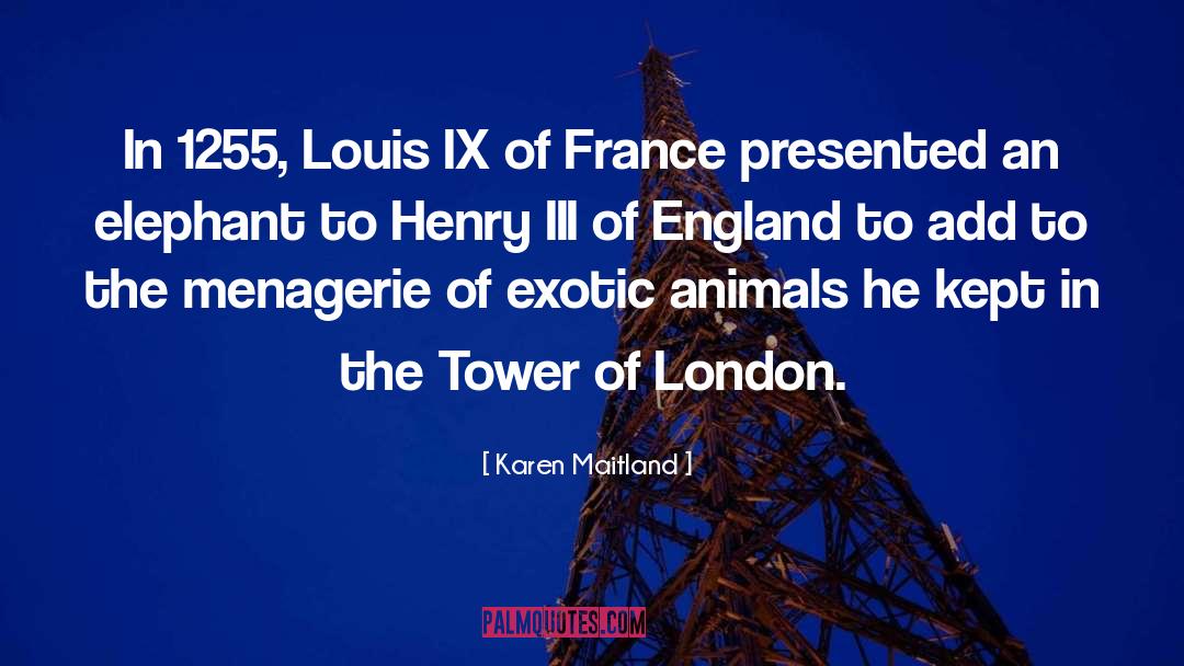 Louis Ix quotes by Karen Maitland