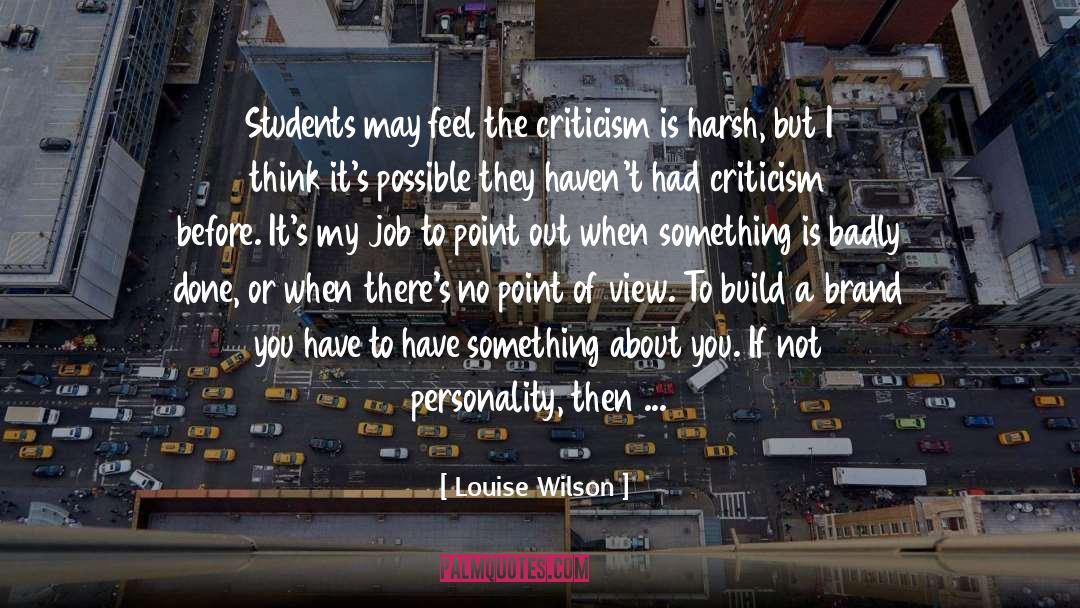 Louise Sawyer quotes by Louise Wilson