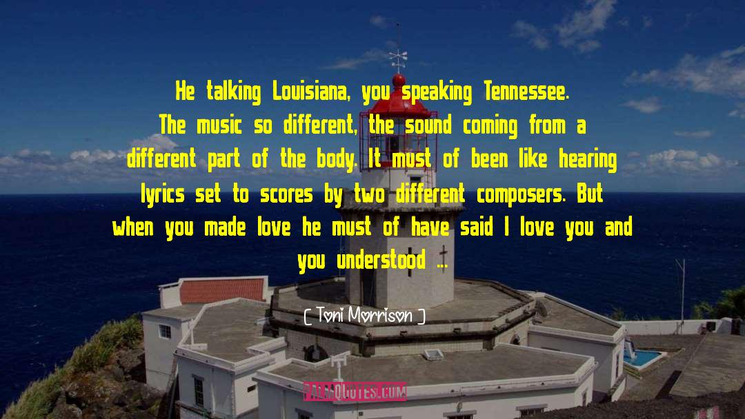 Louisiana Bayou quotes by Toni Morrison
