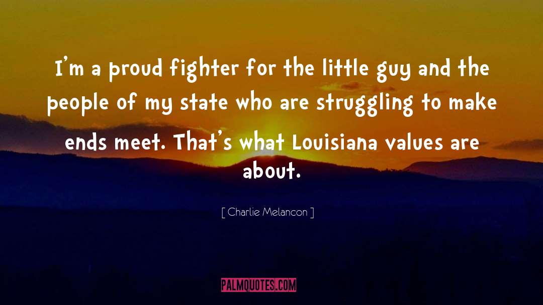 Louisiana quotes by Charlie Melancon