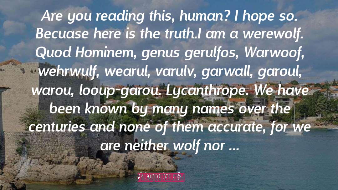 Loup Garou quotes by Donna Boyd