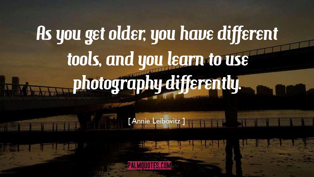 Loupe Photography quotes by Annie Leibovitz