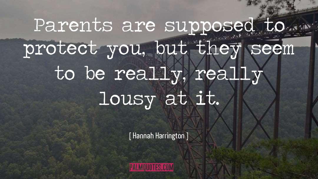 Lousy quotes by Hannah Harrington