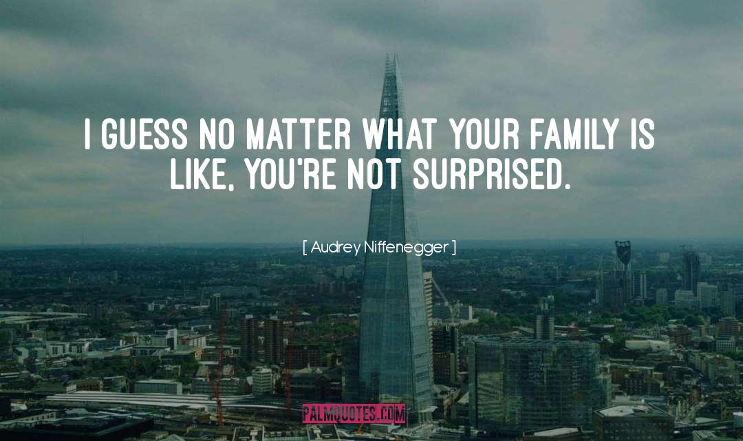 Lovable Family quotes by Audrey Niffenegger