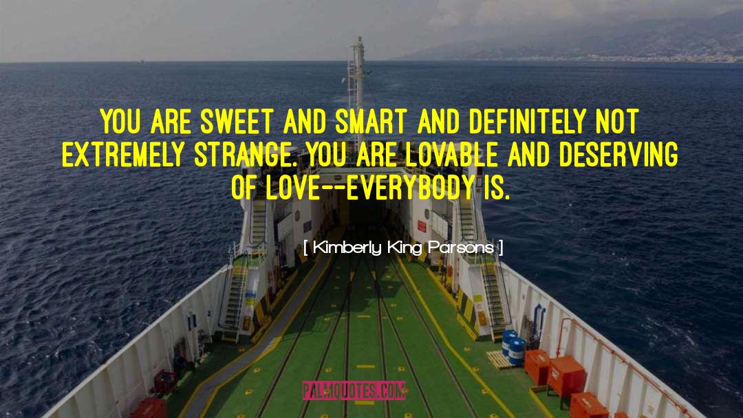 Lovable quotes by Kimberly King Parsons