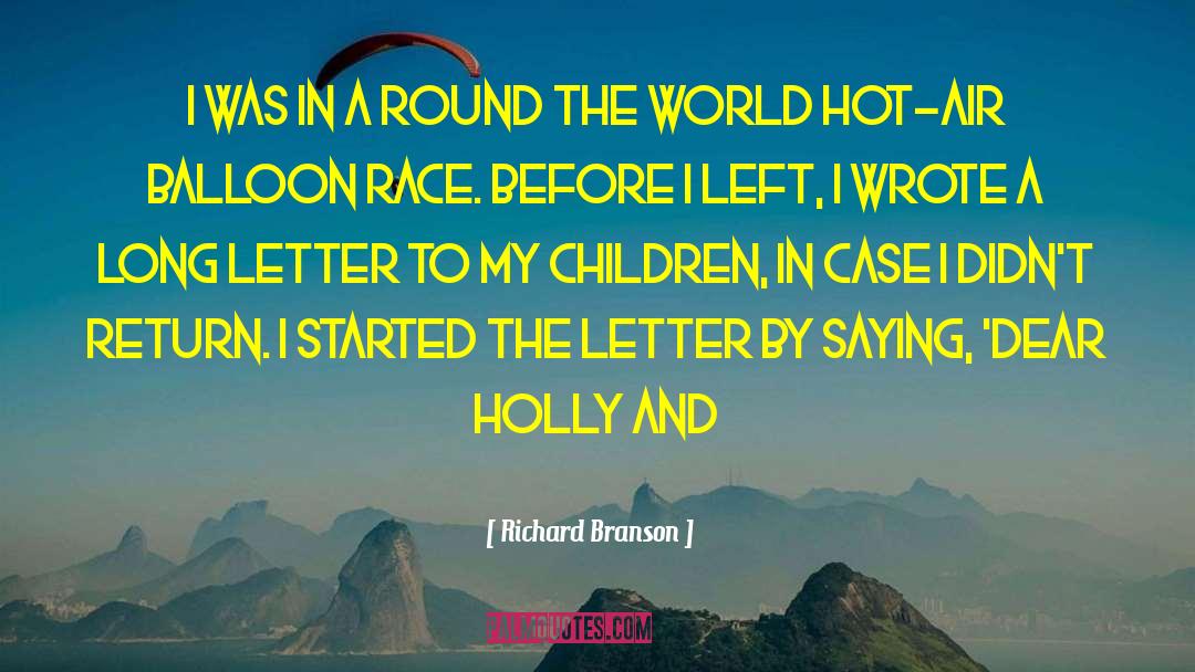 Love Air Balloon quotes by Richard Branson