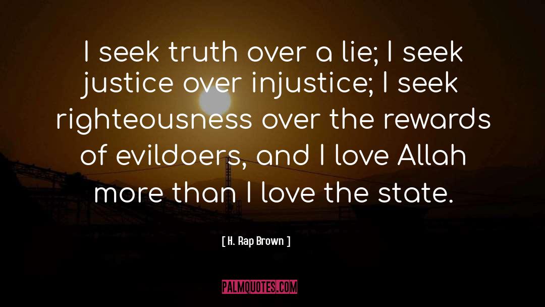 Love Allah quotes by H. Rap Brown