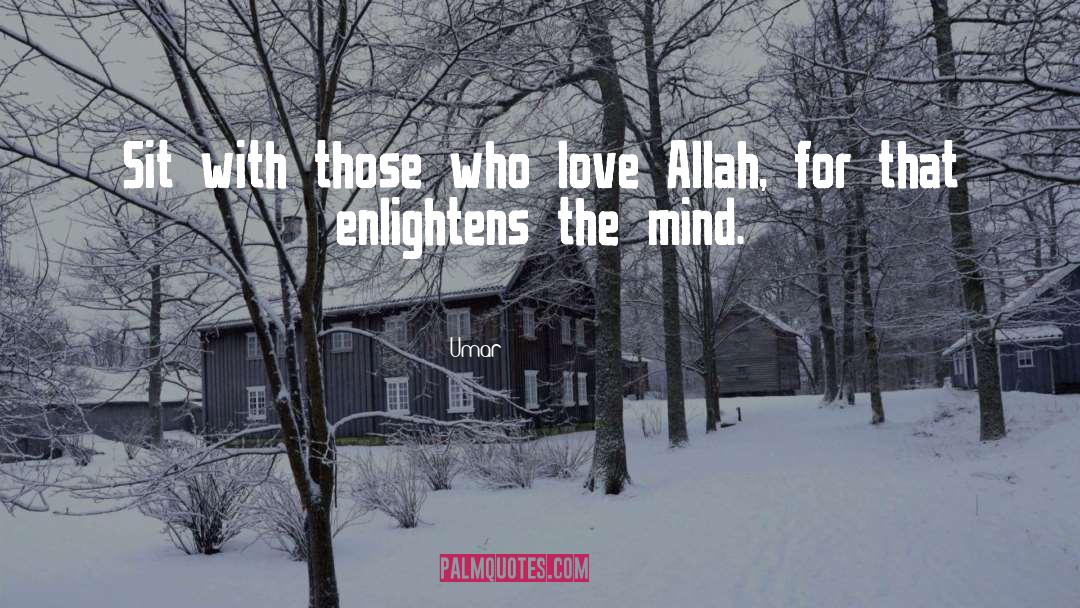 Love Allah quotes by Umar