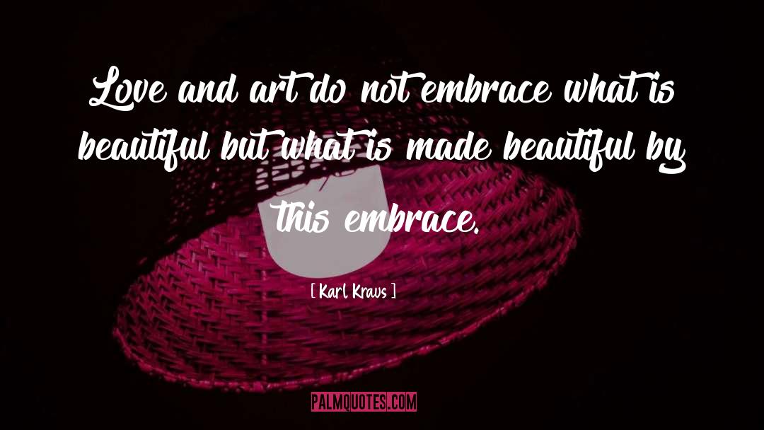 Love And Art quotes by Karl Kraus