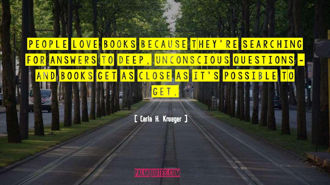 Love And Cholera quotes by Carla H. Krueger