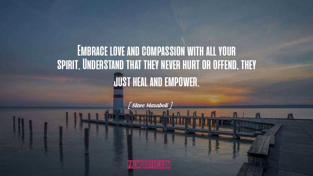 Love And Compassion quotes by Steve Maraboli