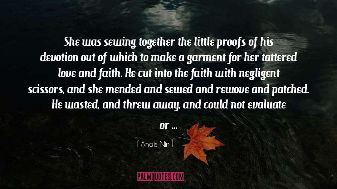 Love And Faith quotes by Anais Nin