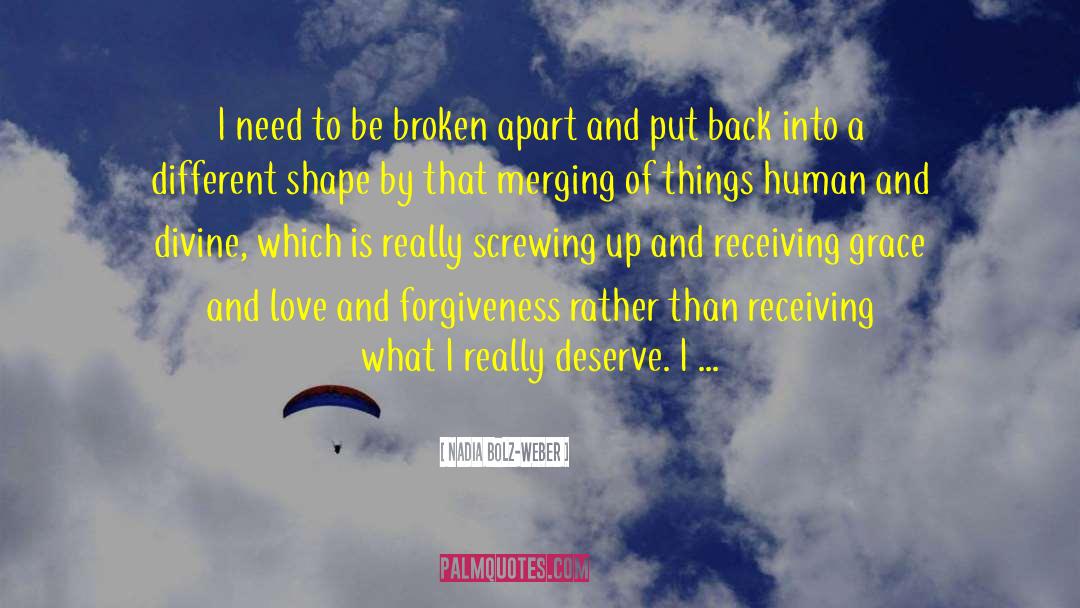 Love And Forgiveness quotes by Nadia Bolz-Weber