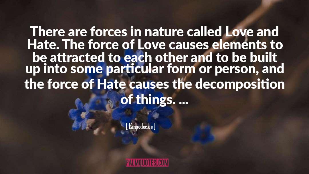 Love And Hate quotes by Empedocles