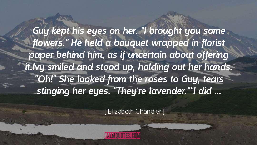 Love And Holding Hands quotes by Elizabeth Chandler