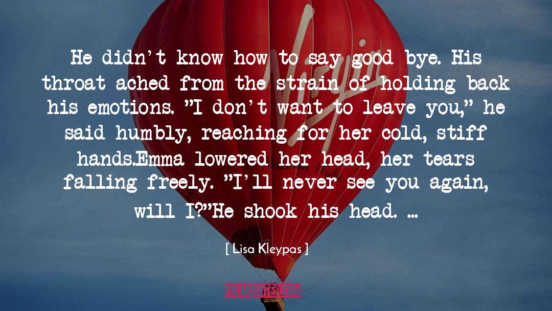 Love And Holding Hands quotes by Lisa Kleypas