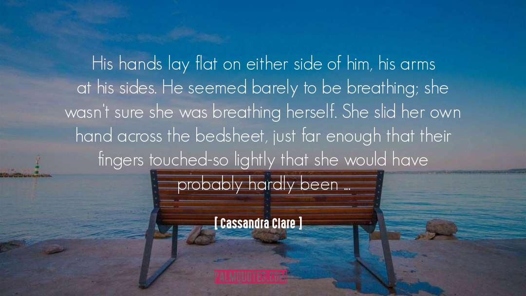 Love And Holding Hands quotes by Cassandra Clare