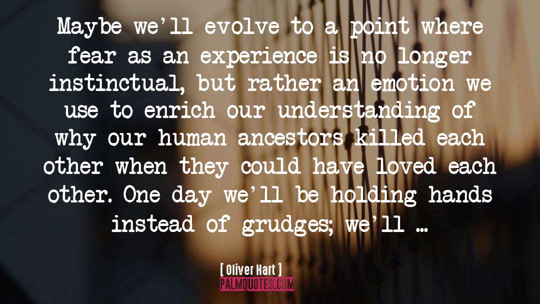 Love And Holding Hands quotes by Oliver Hart