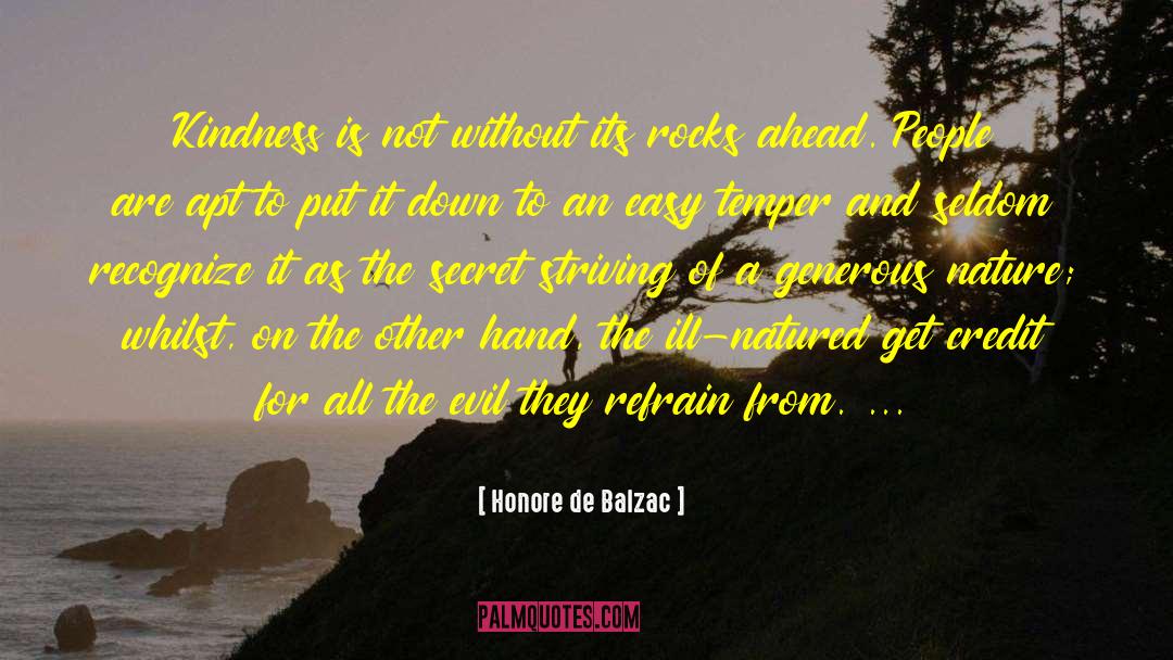 Love And Kindness quotes by Honore De Balzac