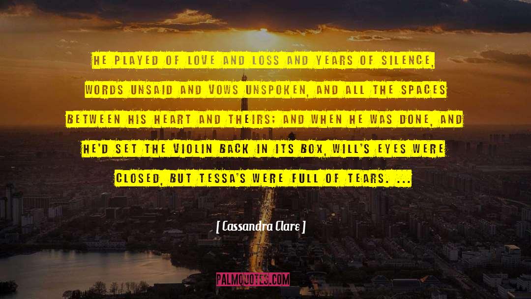 Love And Loss quotes by Cassandra Clare