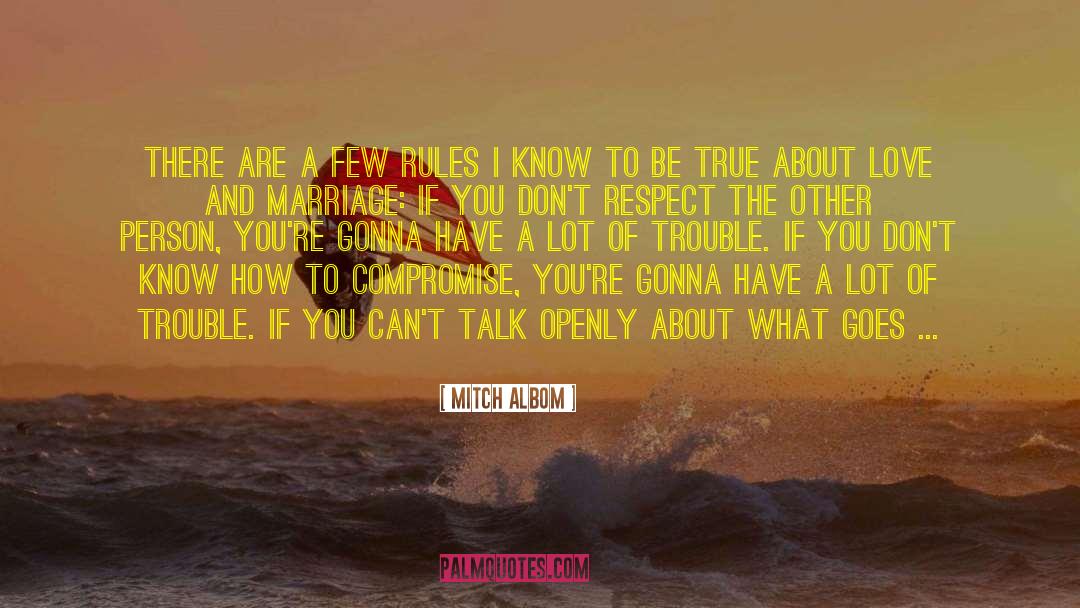 Love And Marriage quotes by Mitch Albom