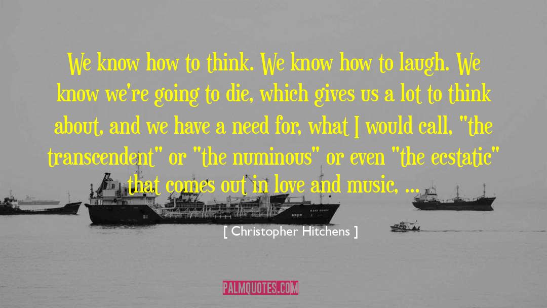 Love And Music quotes by Christopher Hitchens