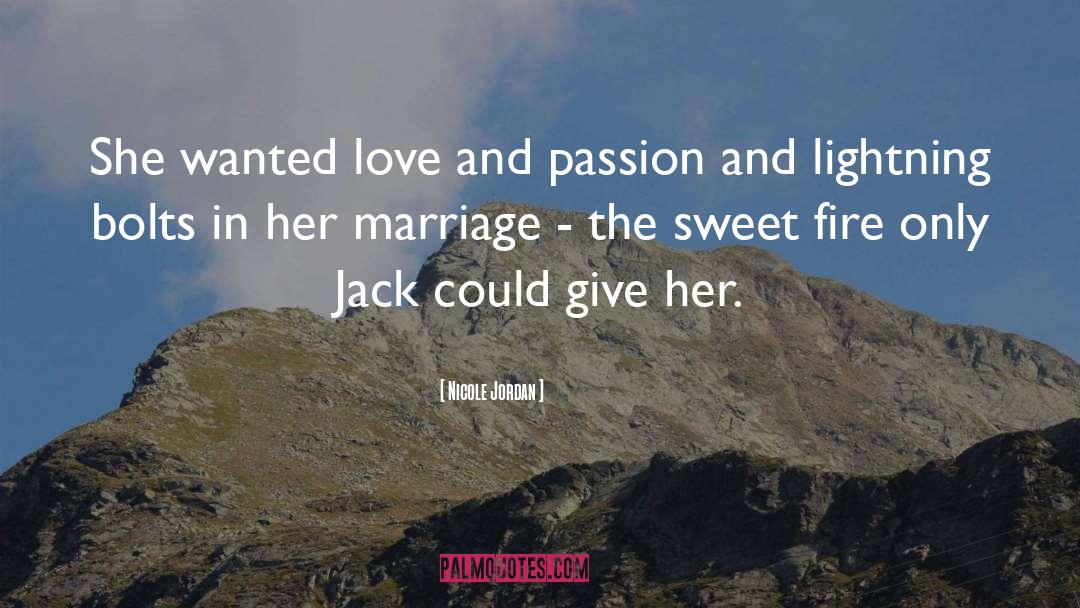 Love And Passion quotes by Nicole Jordan