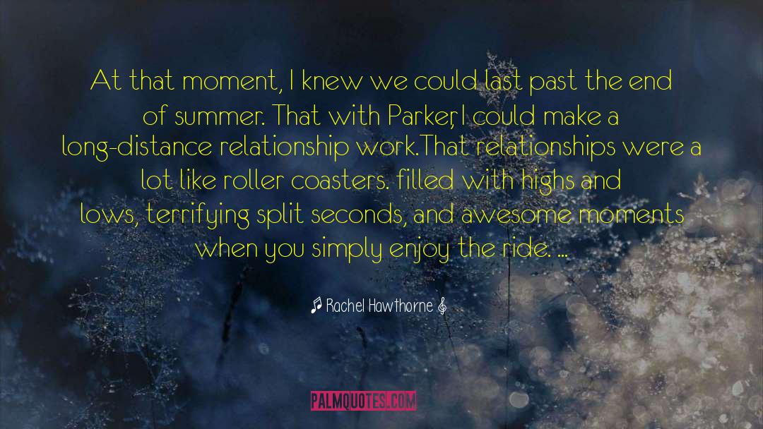 Love And Past Relationships quotes by Rachel Hawthorne