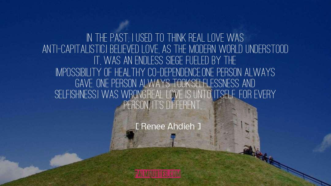 Love And Past Relationships quotes by Renee Ahdieh