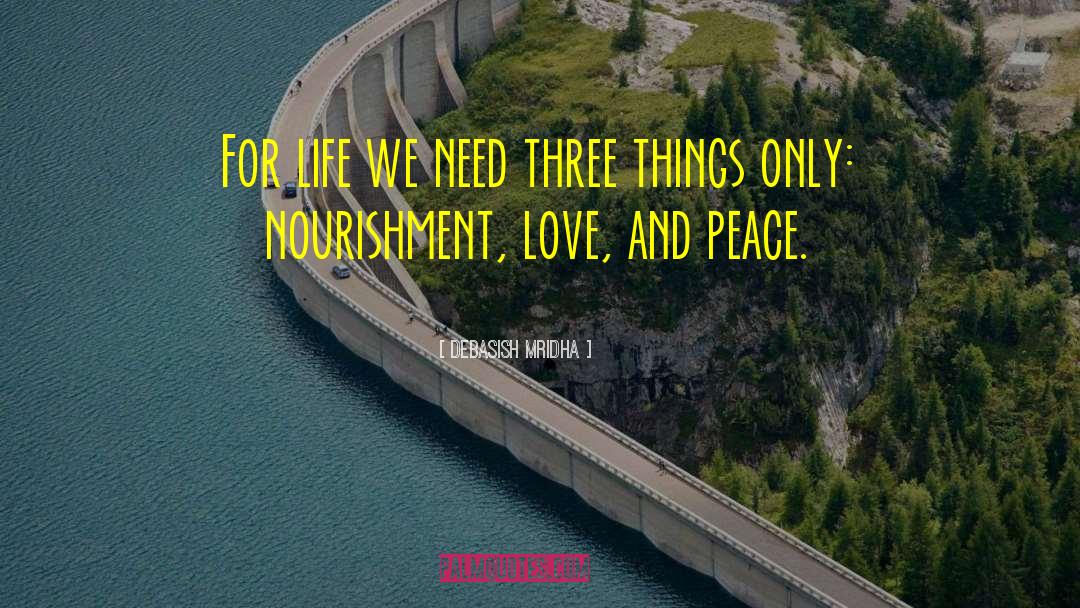 Love And Peace quotes by Debasish Mridha