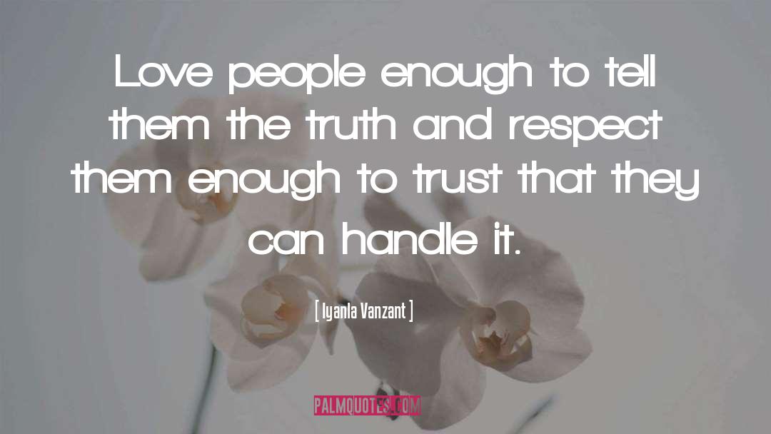 Love And Respect quotes by Iyanla Vanzant