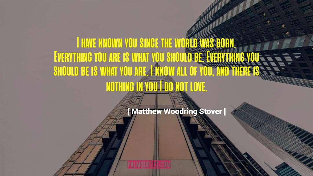 Love And Sacrifice quotes by Matthew Woodring Stover