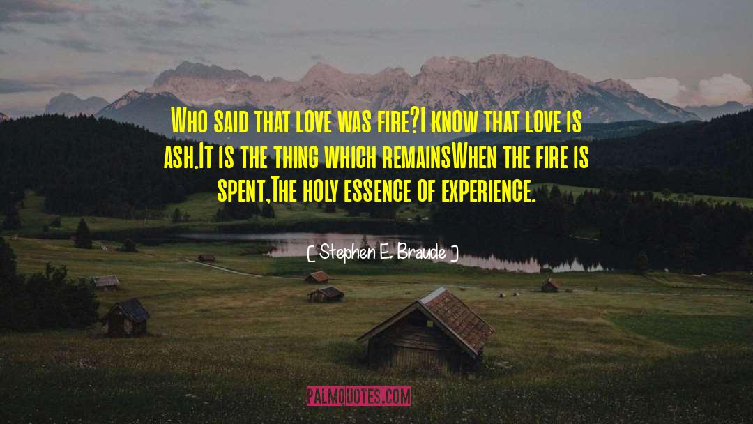 Love Ash Margaret quotes by Stephen E. Braude