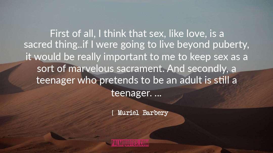 Love At First Plight quotes by Muriel Barbery