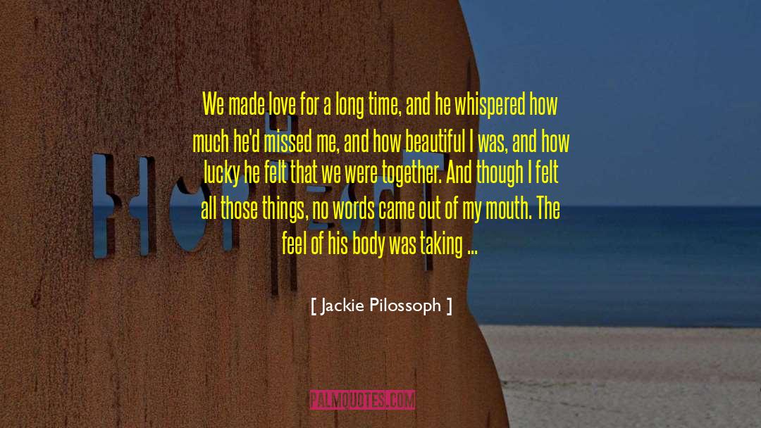 Love At First Site quotes by Jackie Pilossoph