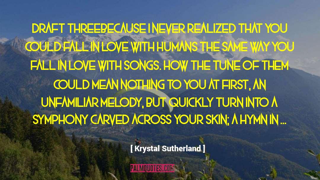 Love At Young Age quotes by Krystal Sutherland