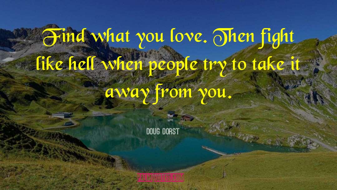 Love Background quotes by Doug Dorst