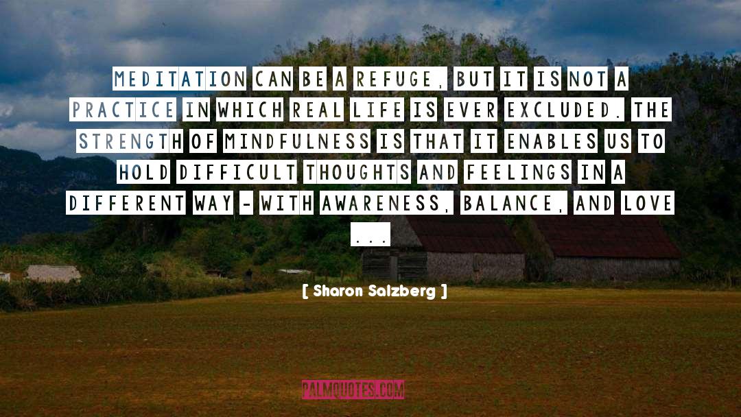 Love Balance quotes by Sharon Salzberg