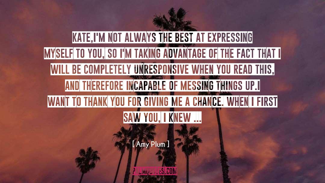 Love Being Wrong quotes by Amy Plum