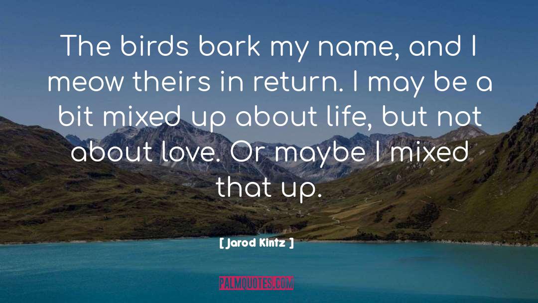Love Big quotes by Jarod Kintz
