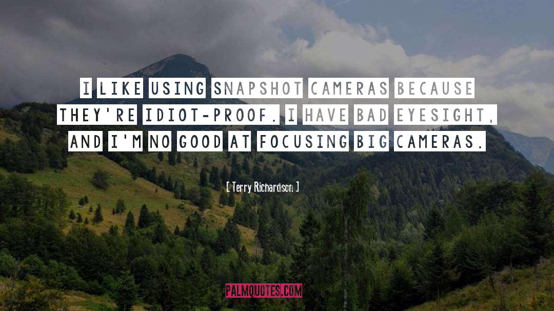 Love Big quotes by Terry Richardson